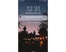 Ashlynne's Netflix push notifications