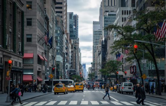 busy city