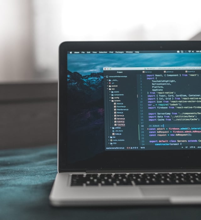computer screen with code on it