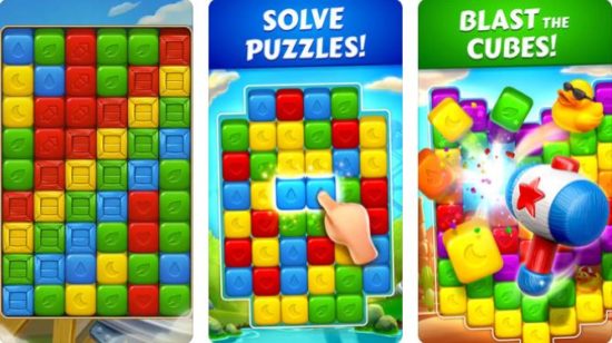 in game play screenshots of a mobile app game