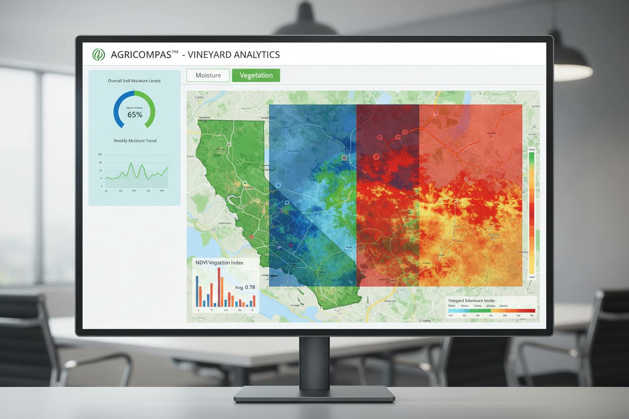 Constellation Brands resource and vineyard monitoring interface