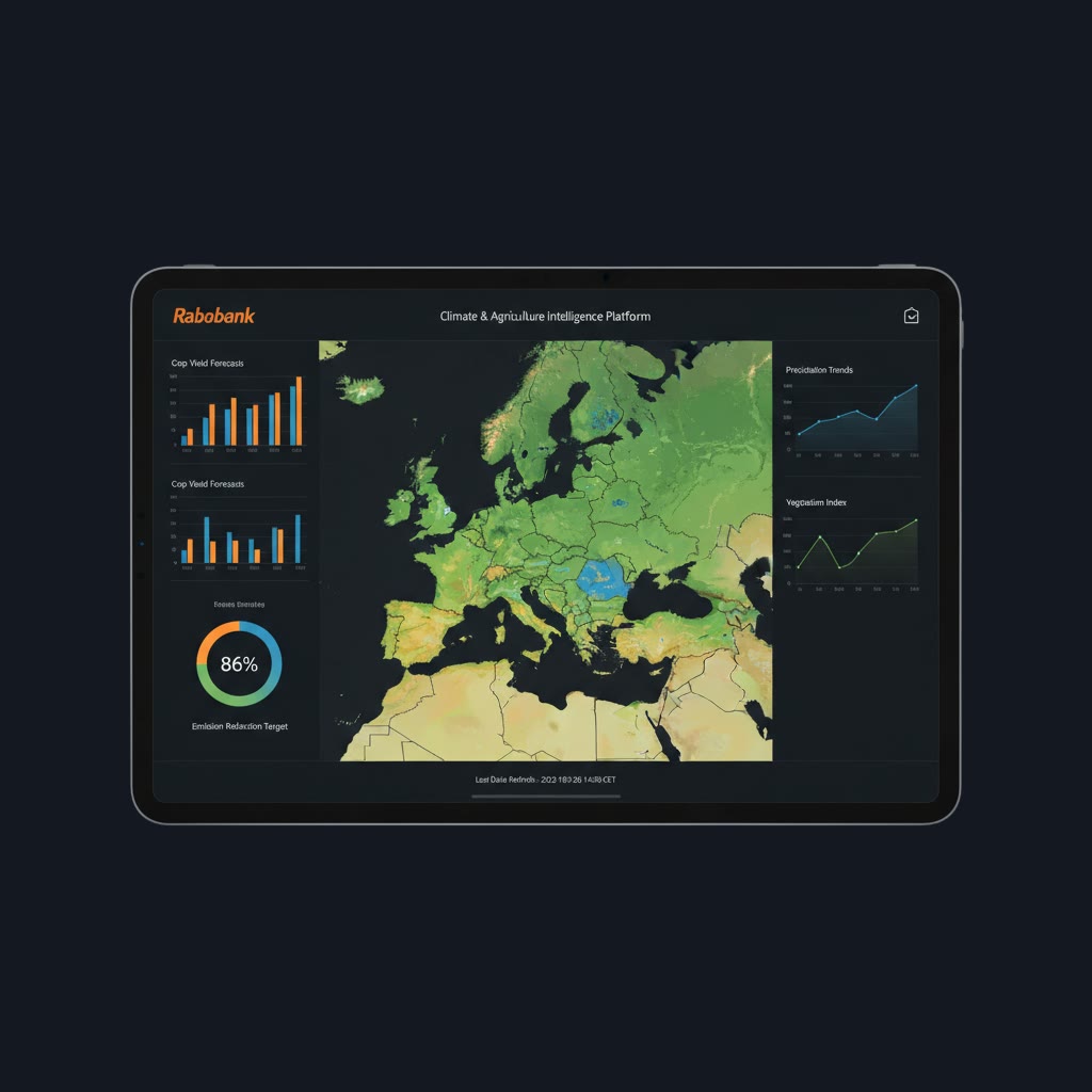 Rabobank climate platform interface