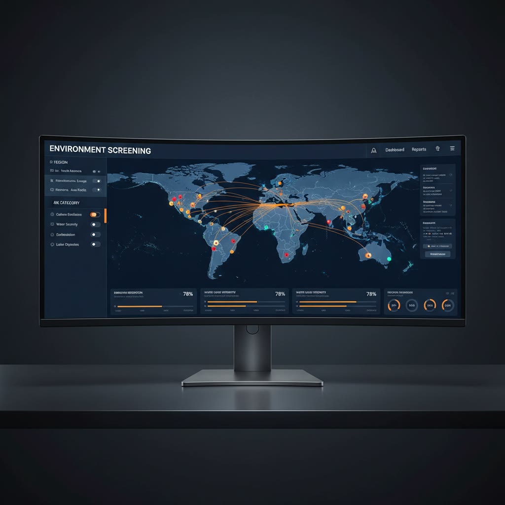 Trafigura environmental risk screening dashboard