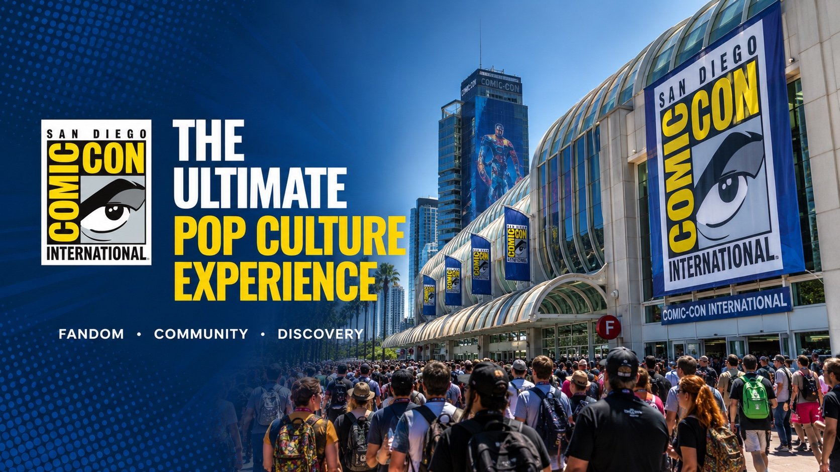 San Diego Comic-Con convention center timeline visual