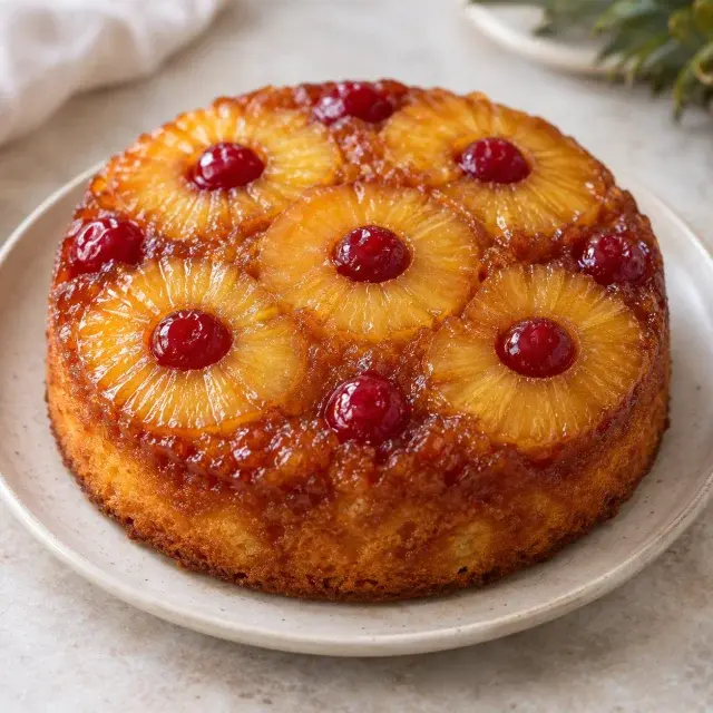 Pineapple upside-down cake, representing Android 14's internal dessert codename
