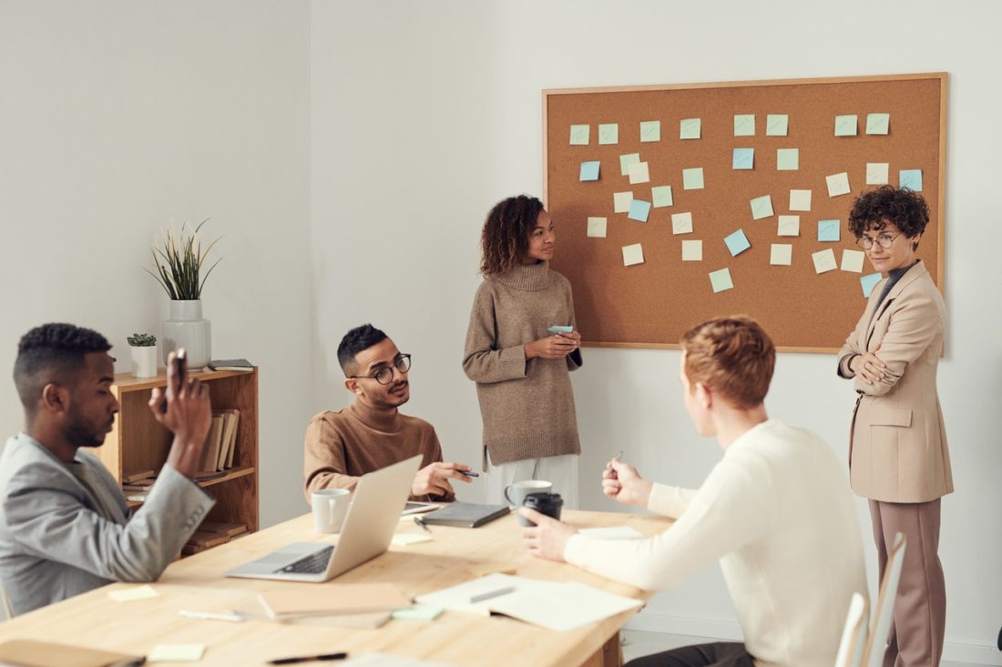 sticky note meeting