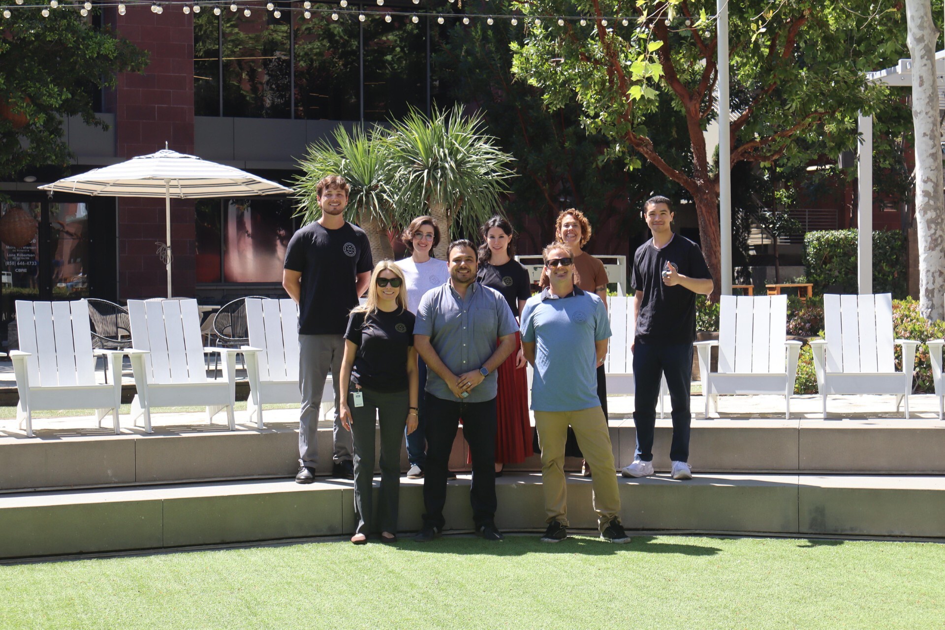 Seamgen team members together outdoors